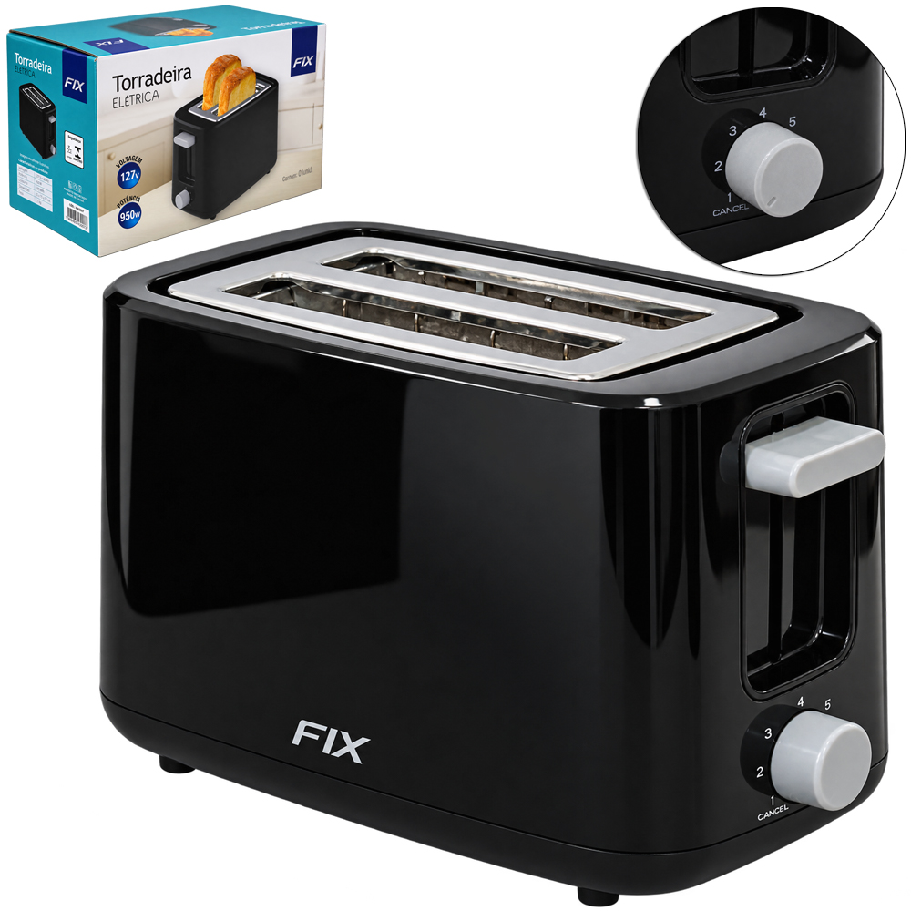 TORRADEIRA ELETRICA 127V 950W FIX