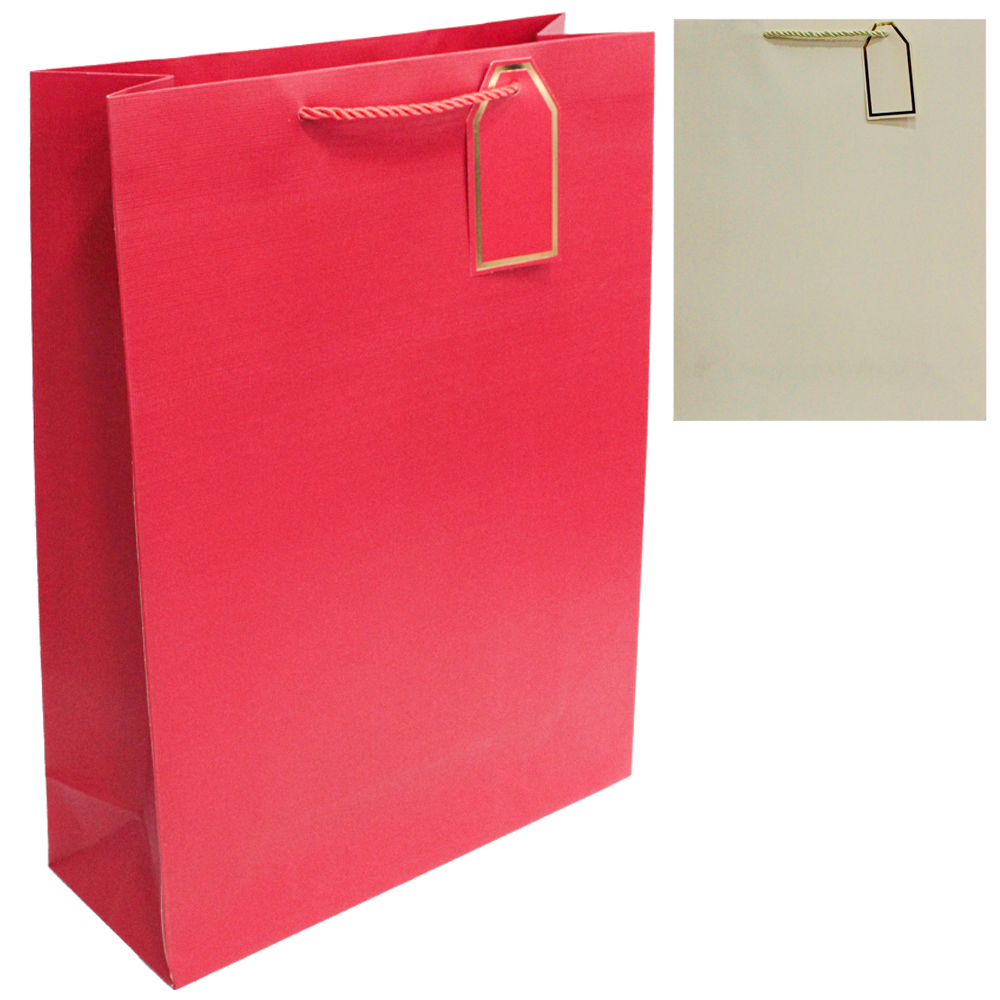 SACOLA DE PAPEL PARA PRESENTE LUXO 42X31X12CM