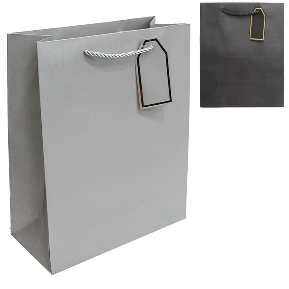 SACOLA DE PAPEL PARA PRESENTE LUXO 32X26X12CM