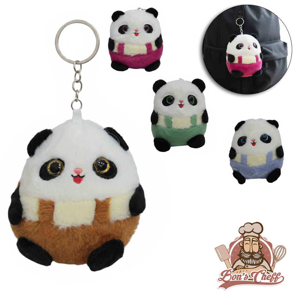 CHAVEIRO DE PELUCIA PANDA 10CM 
