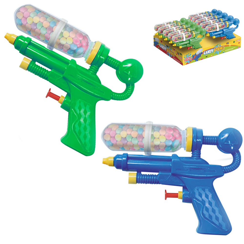 BALA CANDY STRIKE PISTOLA LANCA AGUA MORANGO / UVA / MIRTILO 13G DP PLAY COLORE