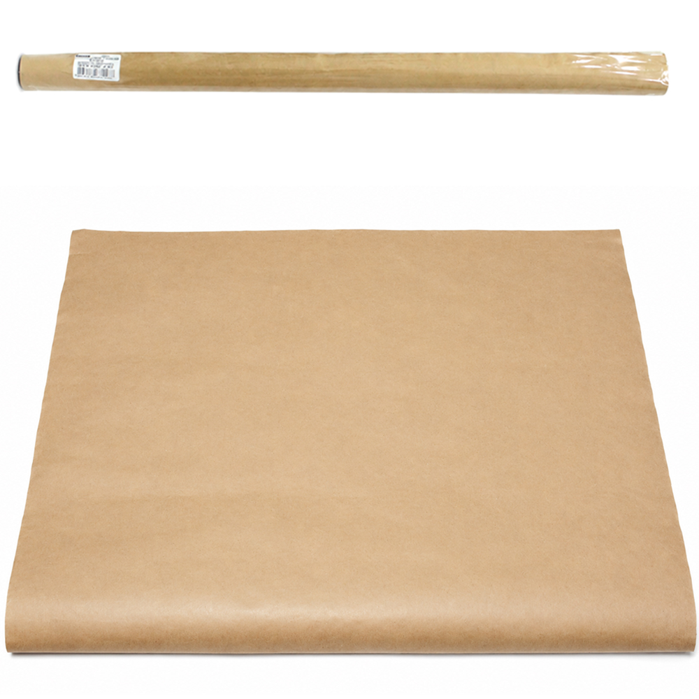 PAPEL DE PRESENTE KRAFT MARROM ROLO COM 1 FOLHA 60X100CM 
