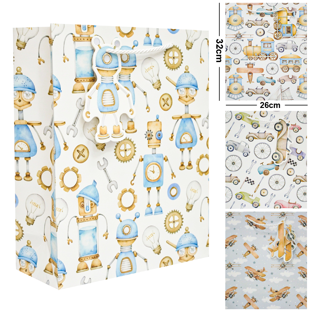 BOLSA SACOLA DE PAPEL PARA PRESENTE LUXO 32X26X10CM