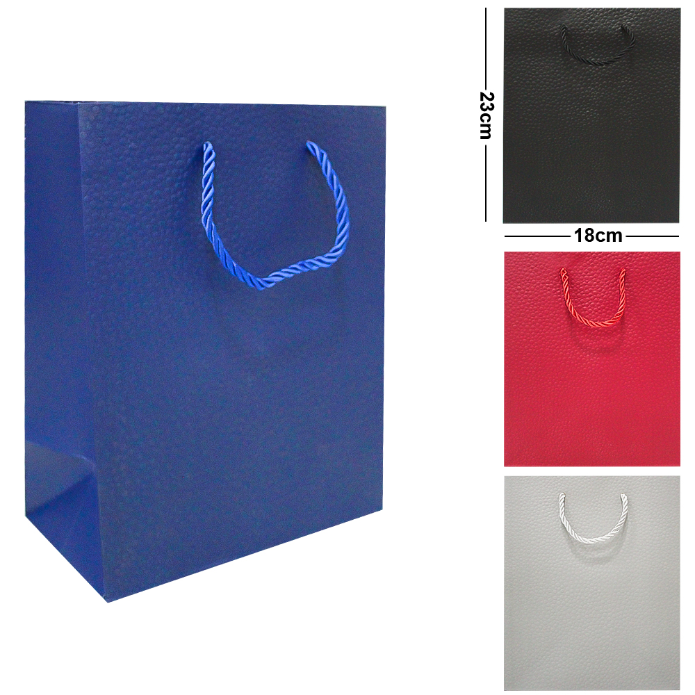 BOLSA SACOLA DE PAPEL PARA PRESENTE LUXO P 23X18X10CM