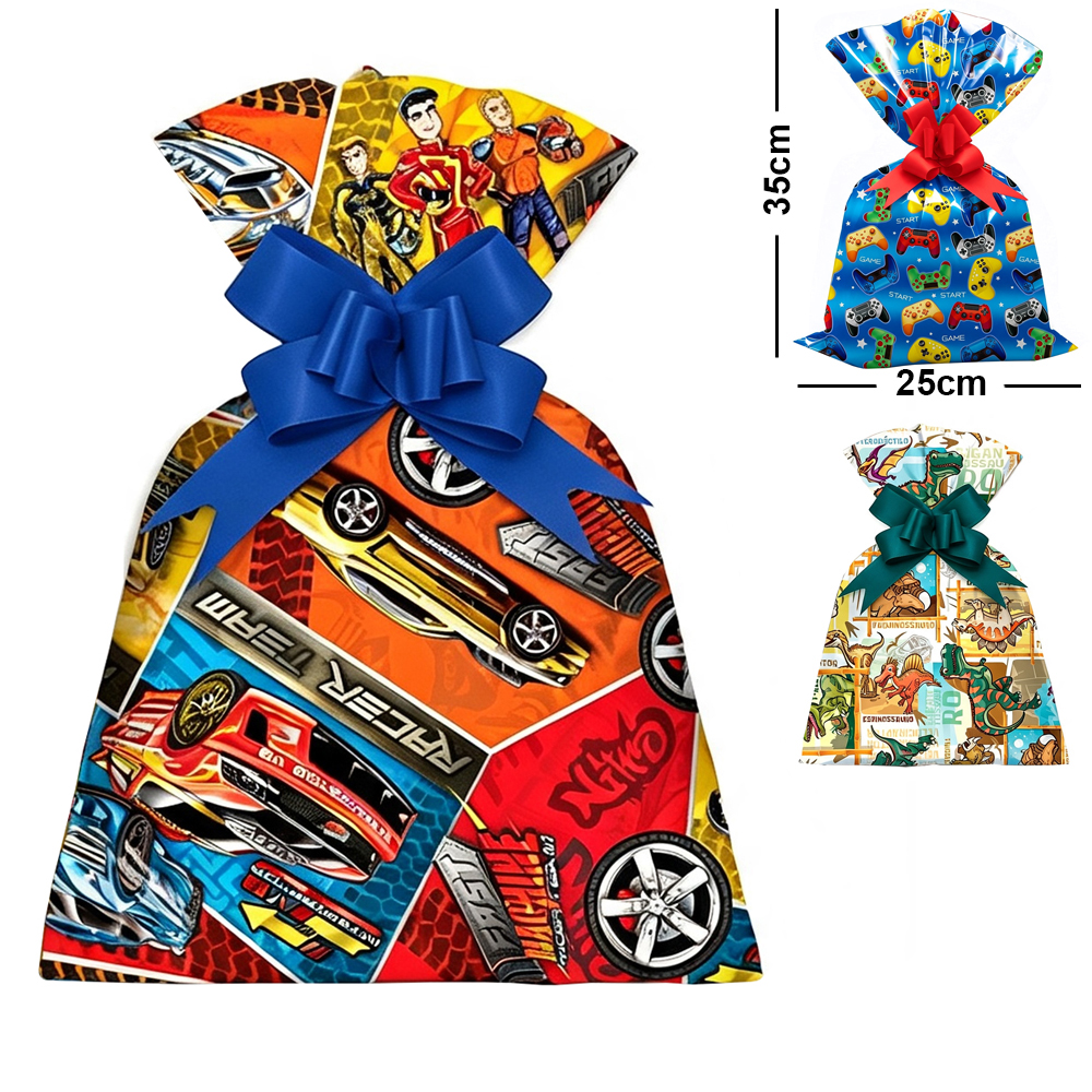 SACO DE PRESENTE INFANTIL FEMININO COM 50 PECAS 25X35CM