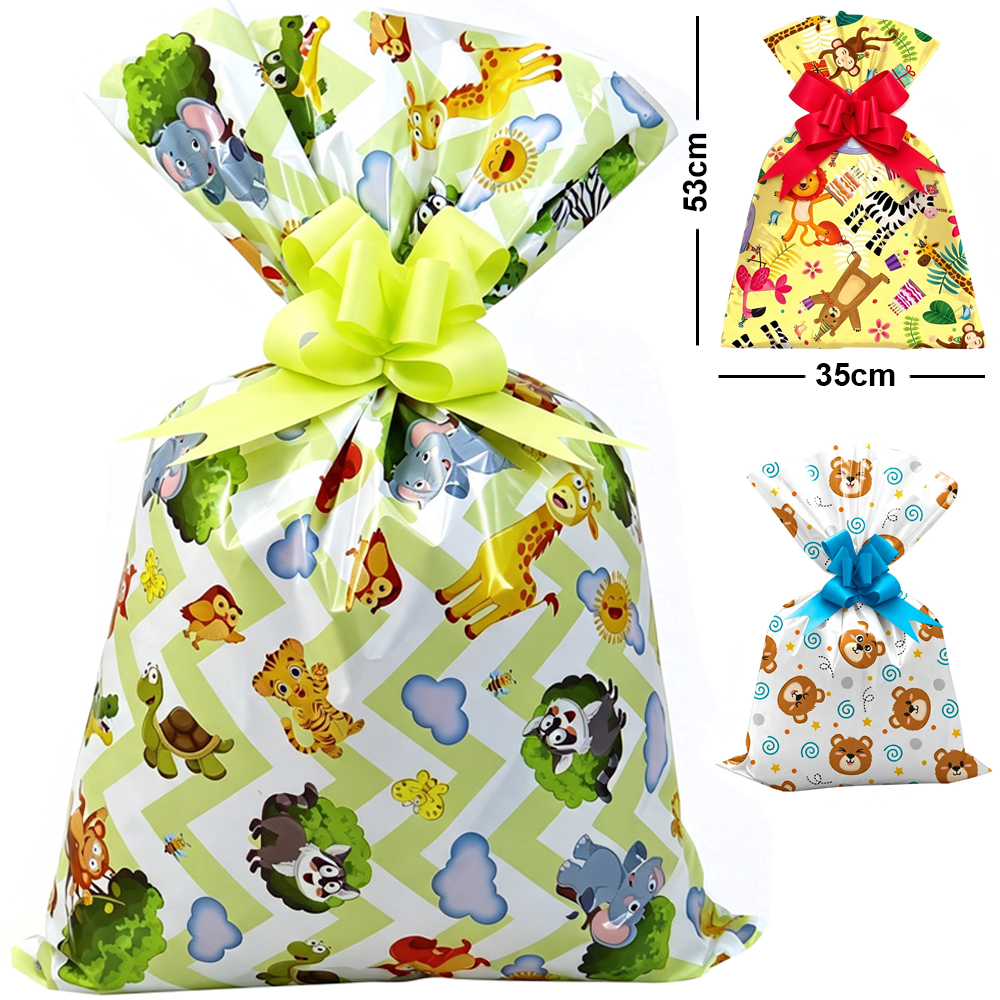 SACO DE PRESENTE BEBE COM 50 PECAS 35X53CM