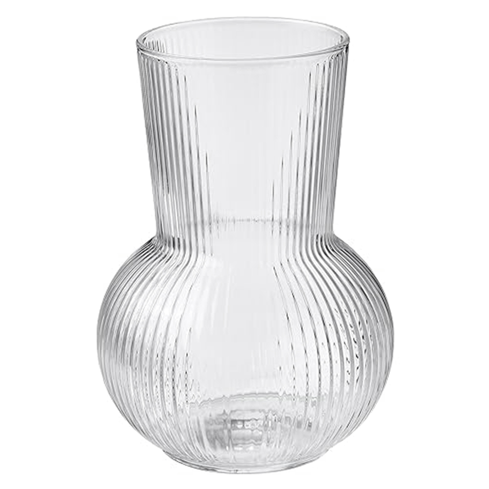VASO DE VIDRO LINES WOLFF 17X11CM DE Ø
