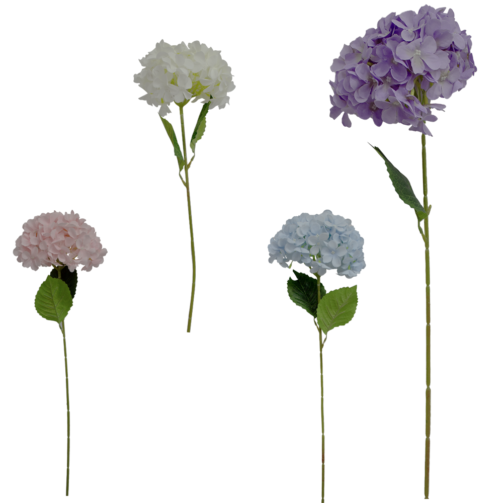 FLOR ARTIFICIAL HASTE DE HORTENSIA 69CM