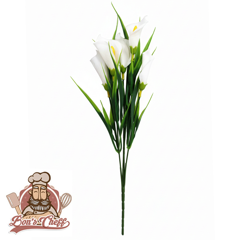 FLOR ARTIFICIAL BUQUE COPO DE LEITE 43CM