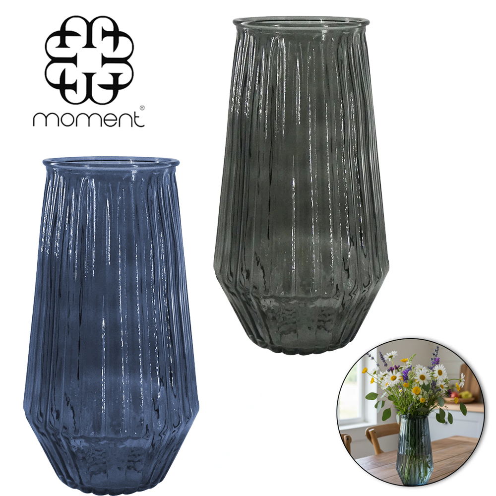 VASO DE VIDRO REDONDO TRANSCOLOR 1,1L 20X11CM DE Ø