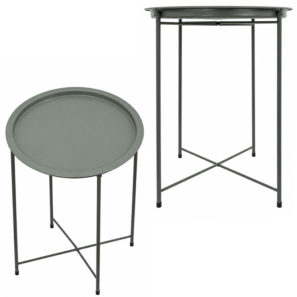 MESA DE METAL REDONDA NEX HOME 50,5X47CM DE Ø