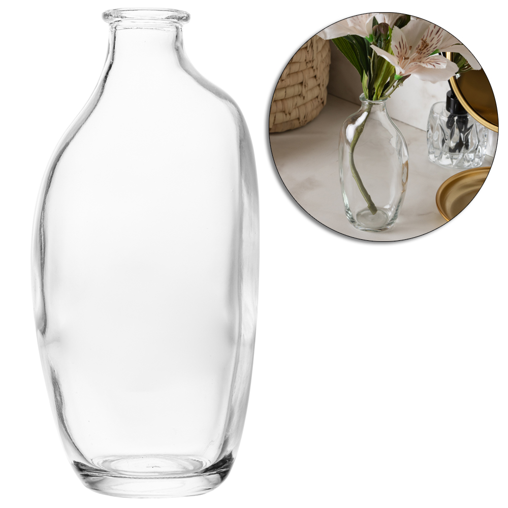 VASO DE VIDRO ORGANICS 15X7X5,5CM WOLFF