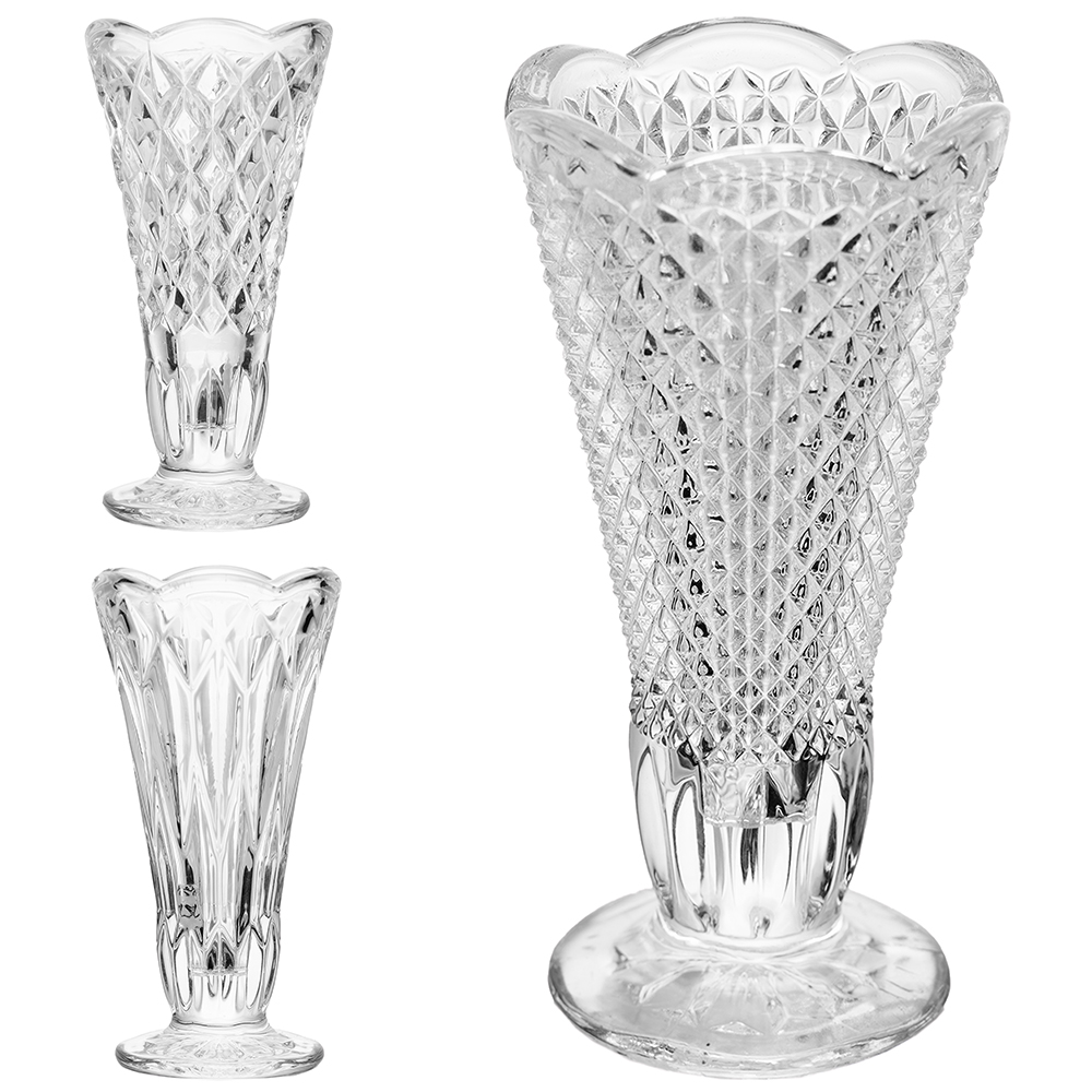 VASO DE VIDRO REDONDO 12X6CM DE Ø WOLFF