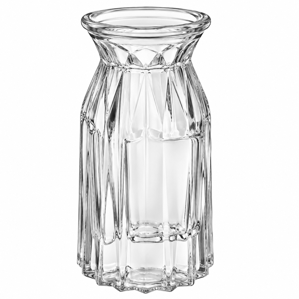 VASO DE VIDRO REDONDO 17X10,5CM DE Ø