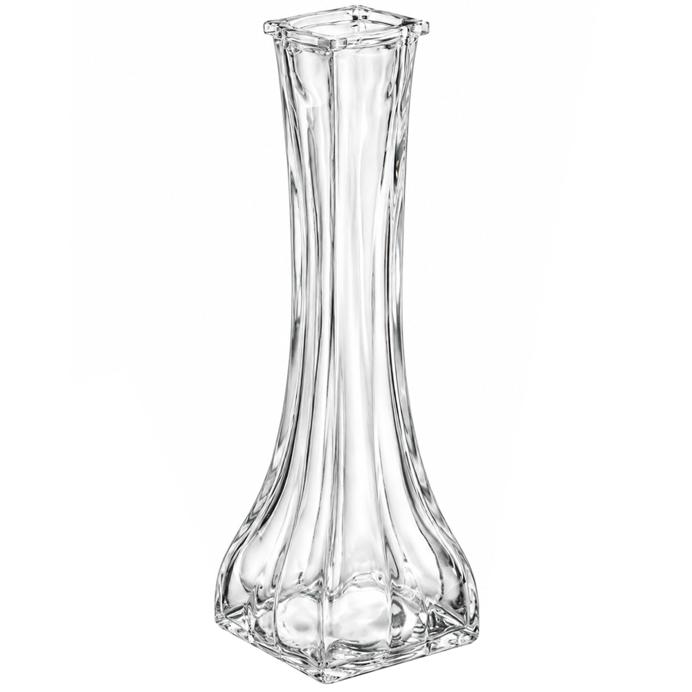 VASO DE VIDRO QUADRADO 20,5X6,5CM