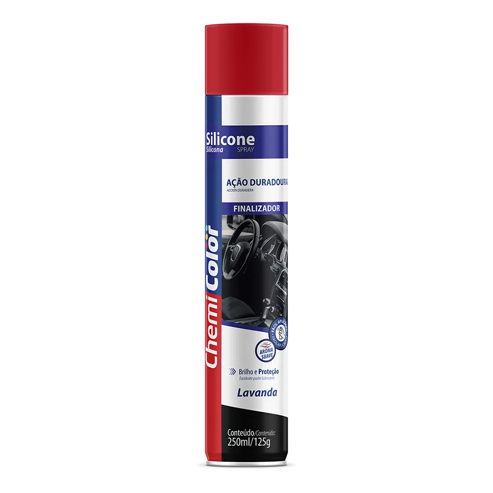 SILICONE SPRAY FINALIZADOR LAVANDA CHEMI COLOR 250ML/125G