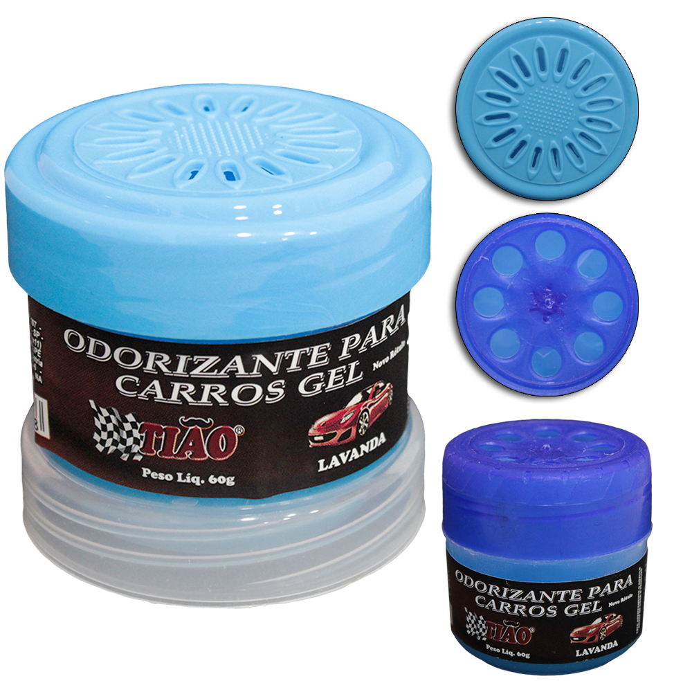 DESODORIZANTE / ODORIZANTE PARA VEICULOS GEL LAVANDA TIAO 60G