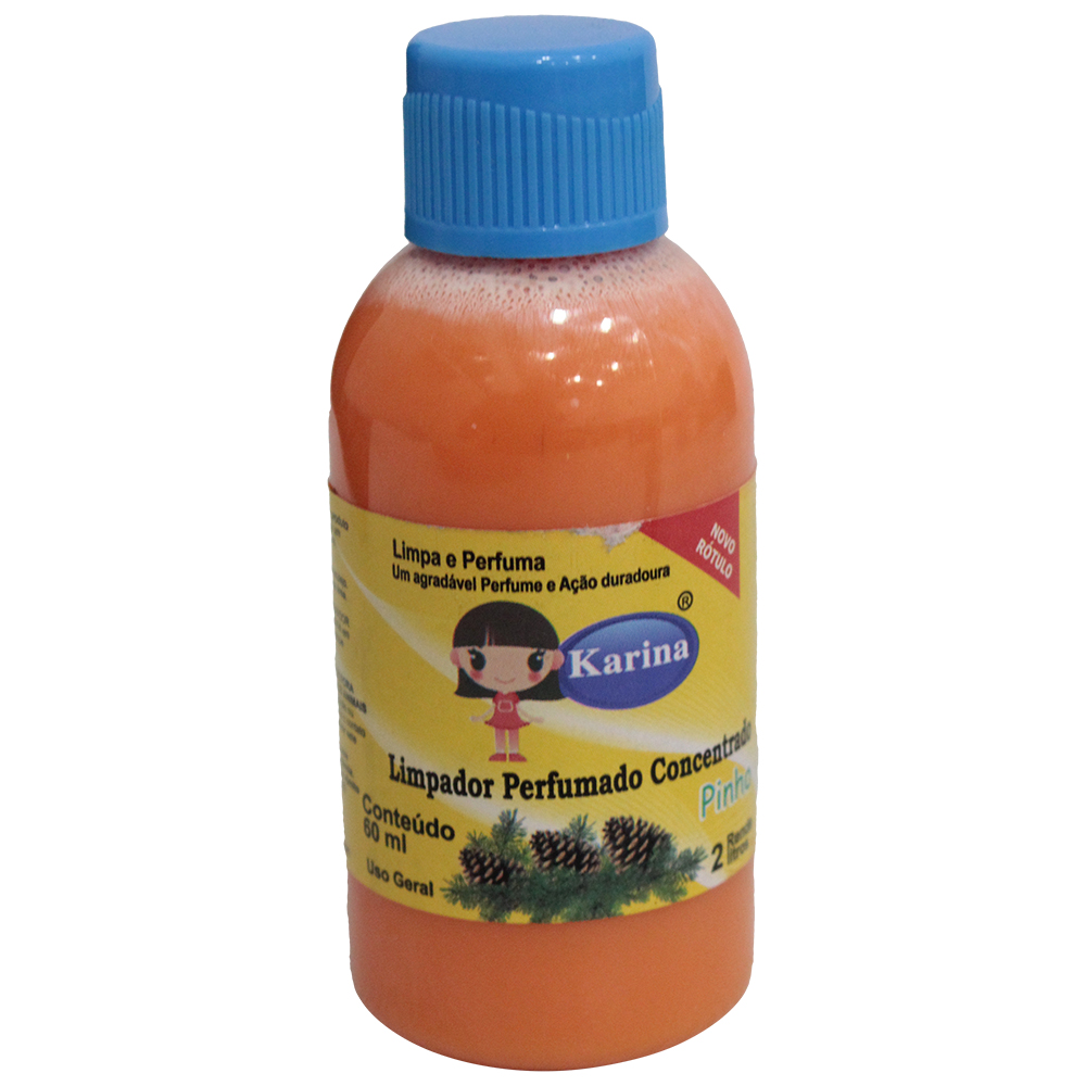 LIMPADOR PERFUMADO CONCENTRADO PINHO KARINA 60ML RENDE 2L