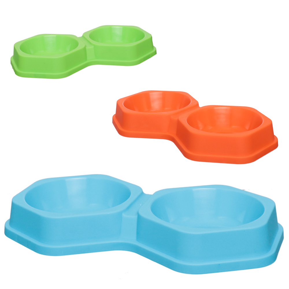 COMEDOURO / BEBEDOURO DE PLASTICO 395ML 30,5X18,5X4,7CM