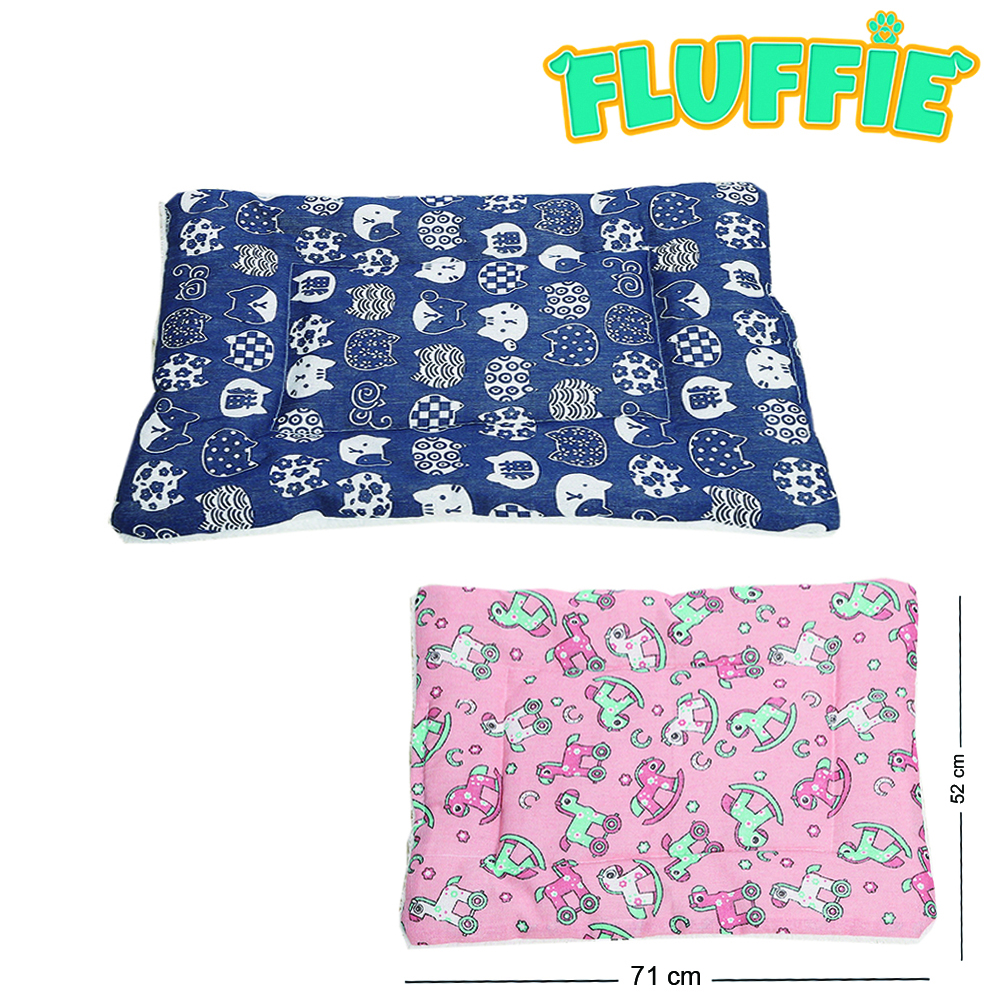 CAMA COLCHONETE PARA PET FLUFFIE 71X52X2CM