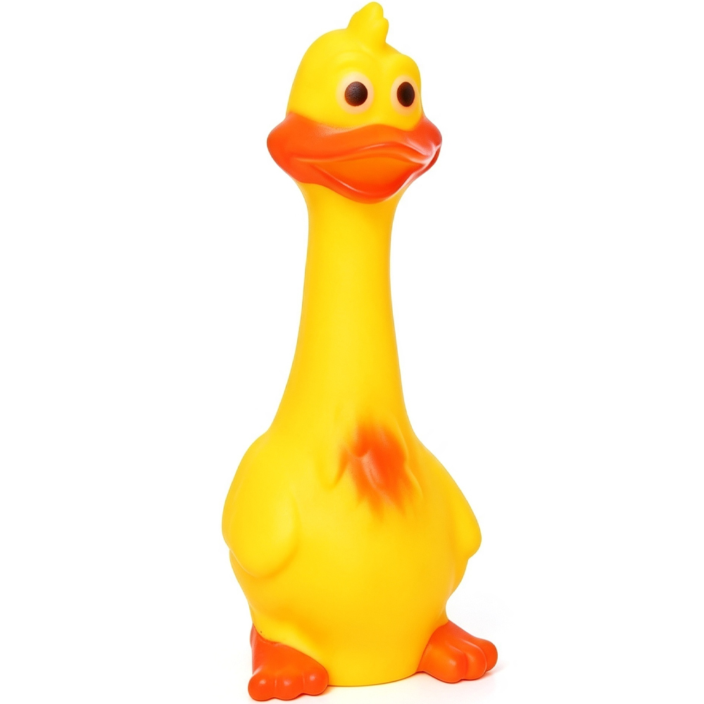 BRINQUEDO PARA CACHORRO PATO DE VINIL COM SOM 17X7X7CM