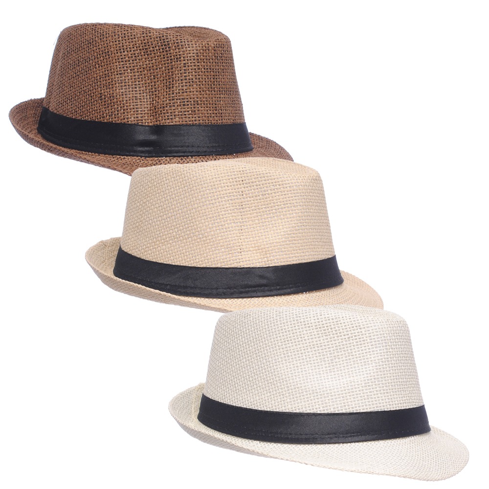 CHAPEU MASCULINO MALANDRINHO DE POLIESTER 28X24X12CM