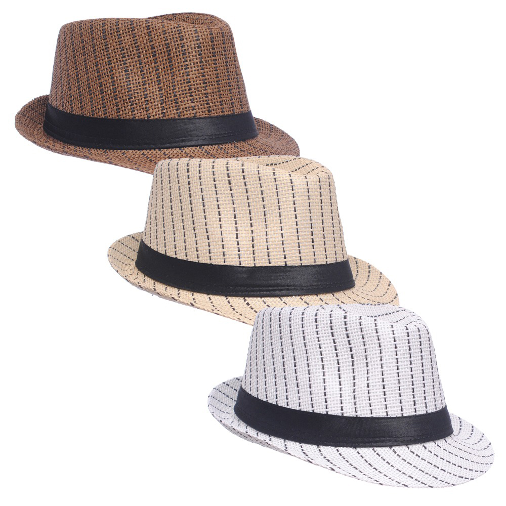 CHAPEU MASCULINO MALANDRINHO DE POLIESTER 28X24X12CM