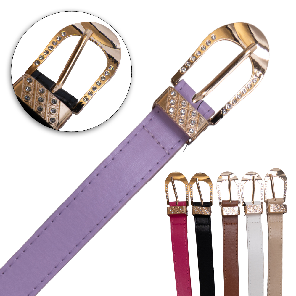 CINTO FEMININO DE PU GWEN BITOLA 2,5CM