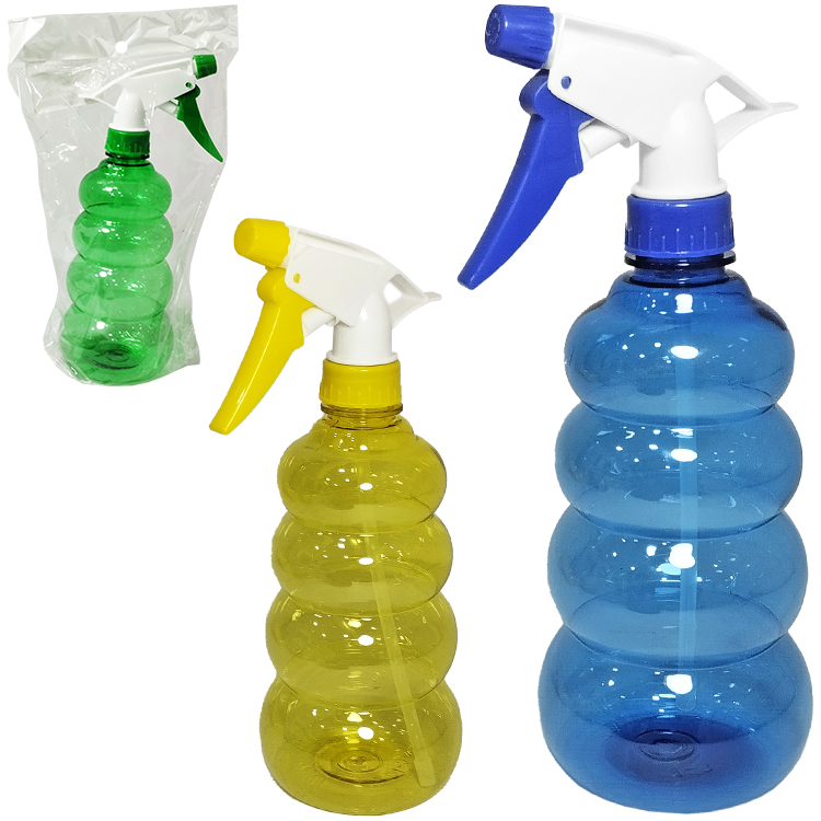 PULVERIZADOR / BORRIFADOR DE PLASTICO PET TRANSCOLOR 550ML