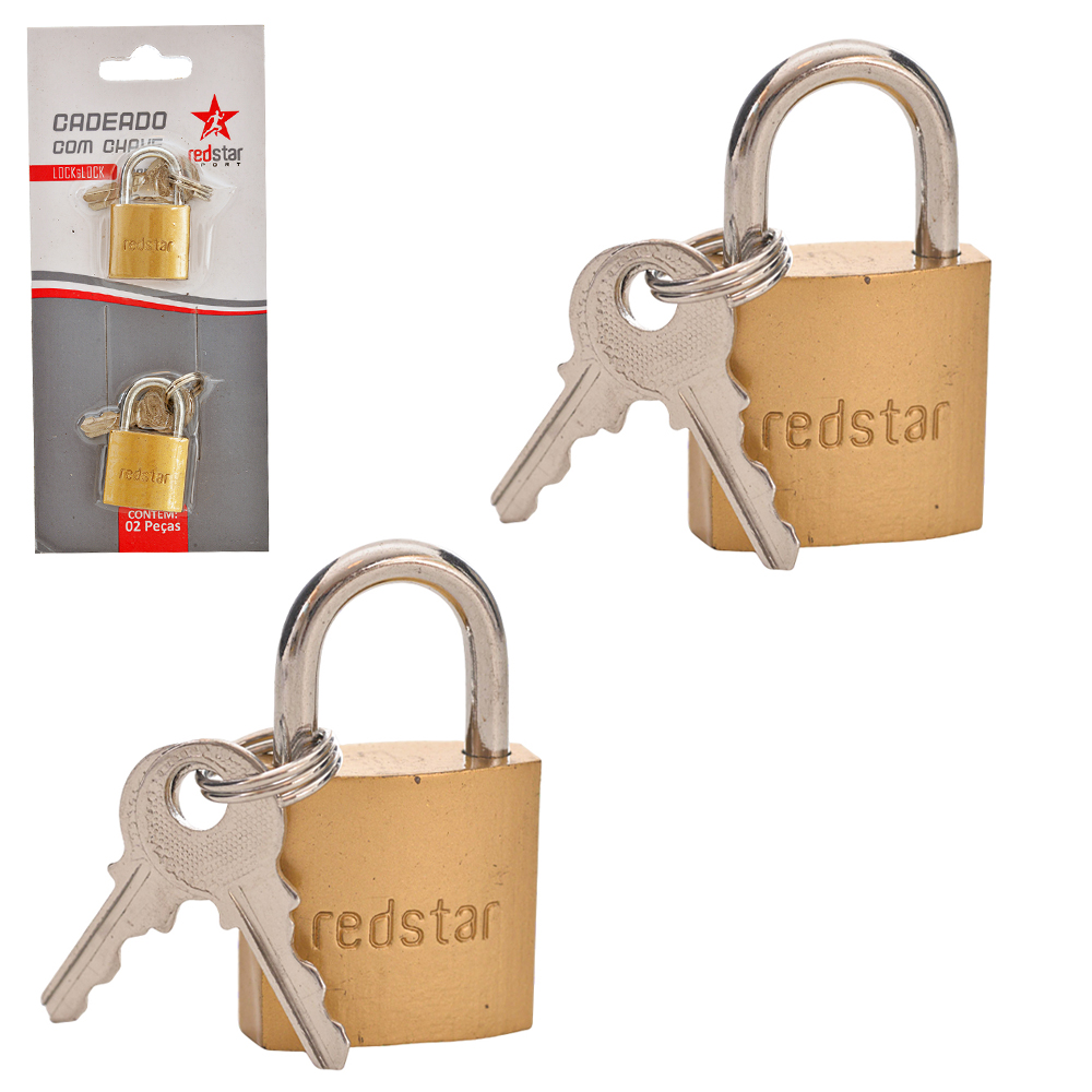 CADEADO COM 2 PECAS 20MM LOCK&LOCK  