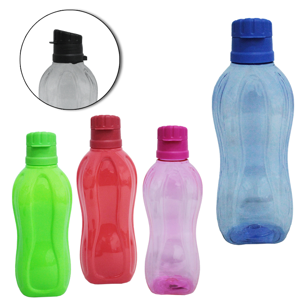 GARRAFA SQUEEZE DE PLASTICO PET RETANGULAR CONSTELACAO COM TAMPA 700ML STTW