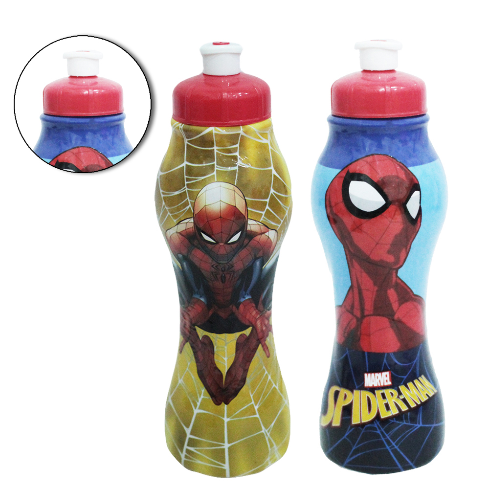 GARRAFA SQUEEZE SLEEVE DE PLASTICO PP HOMEM ARANHA / SPIDER MAN 450ML 