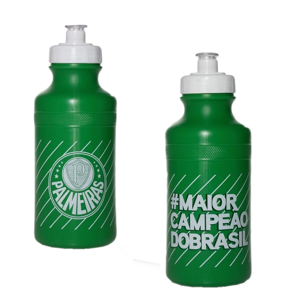 GARRAFA SQUEEZE DE PLASTICO PP PALMEIRAS 500ML