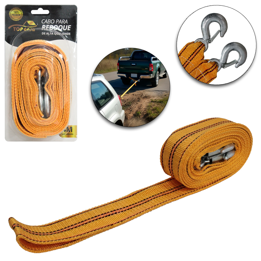 CINTA / FITA / CABO PARA REBOQUE PREMIUM TOP CASA 4MX50MM