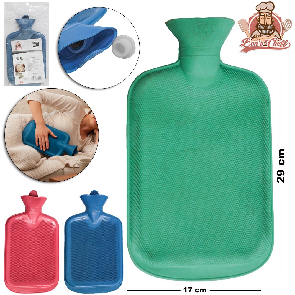 BOLSA TERMICA DE BORRACHA PARA COMPRESSA 2L