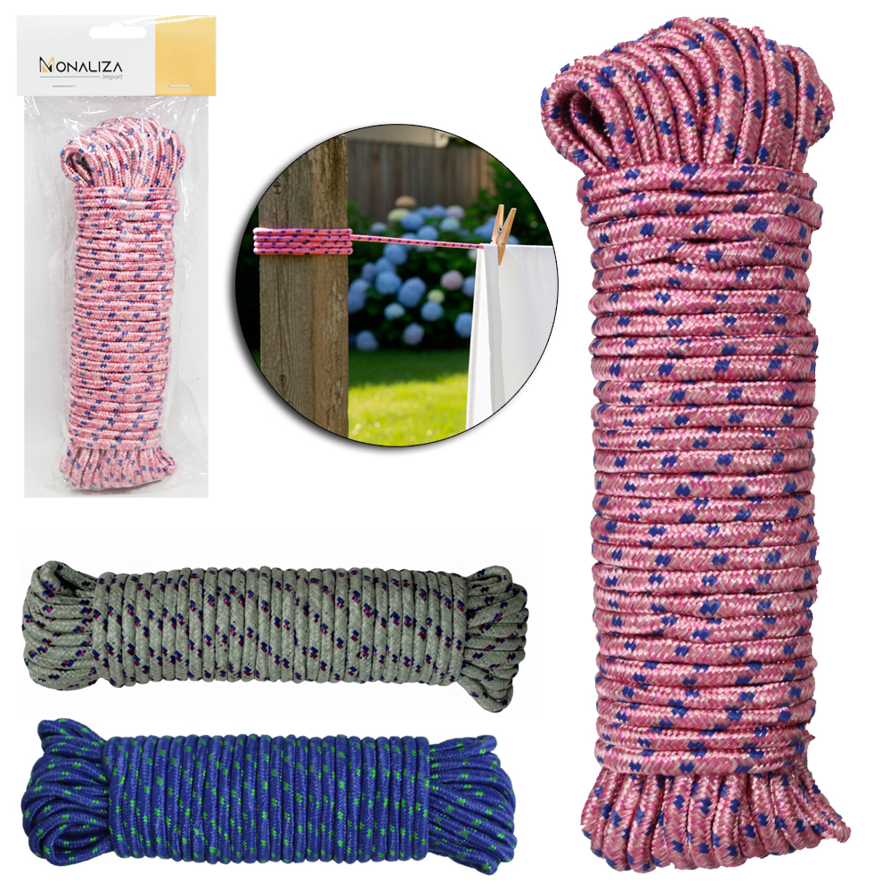 CORDA DE NYLON MESCLADA PARA VARAL COLORS 14,5MX6MM