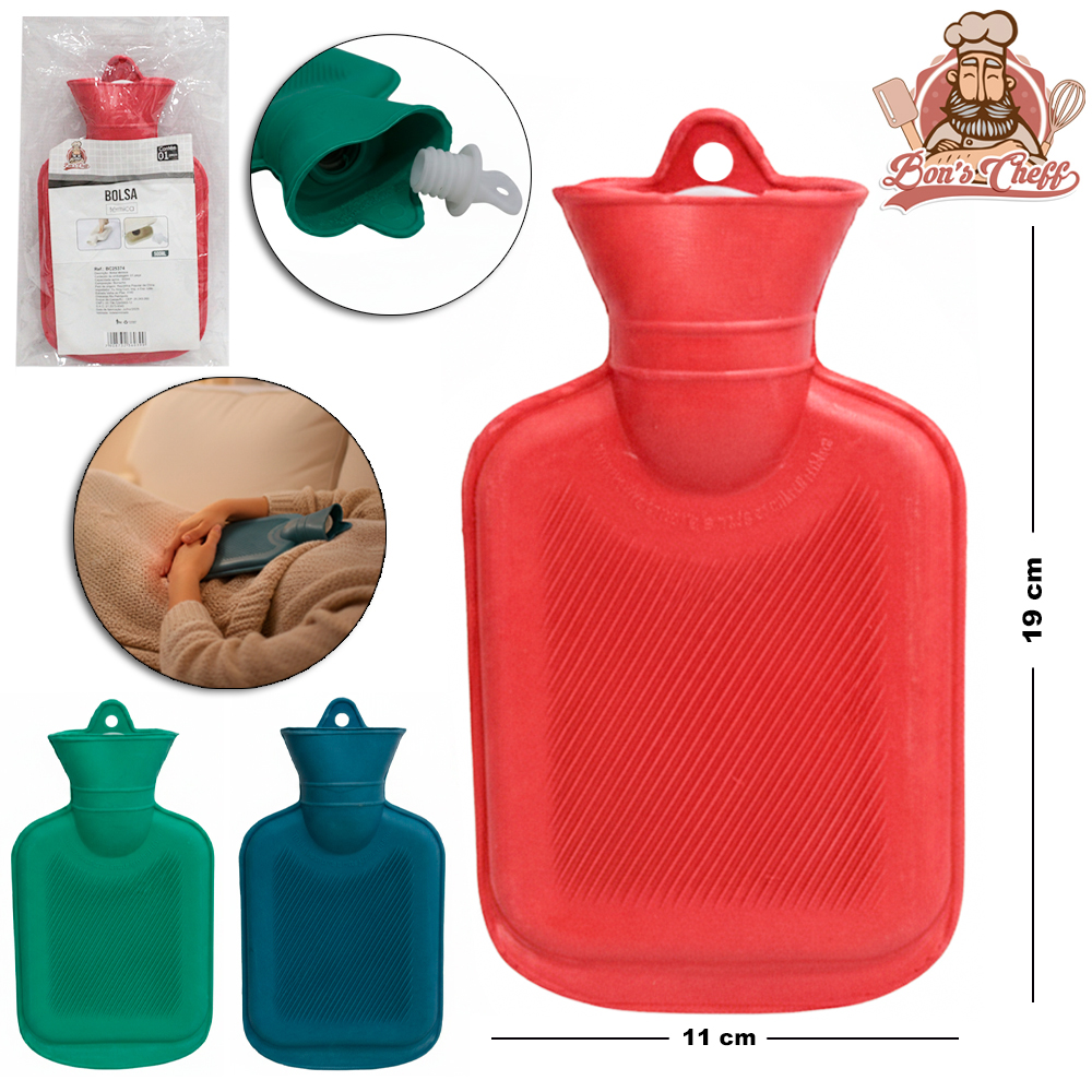 BOLSA TERMICA DE BORRACHA PARA COMPRESSA 500ML