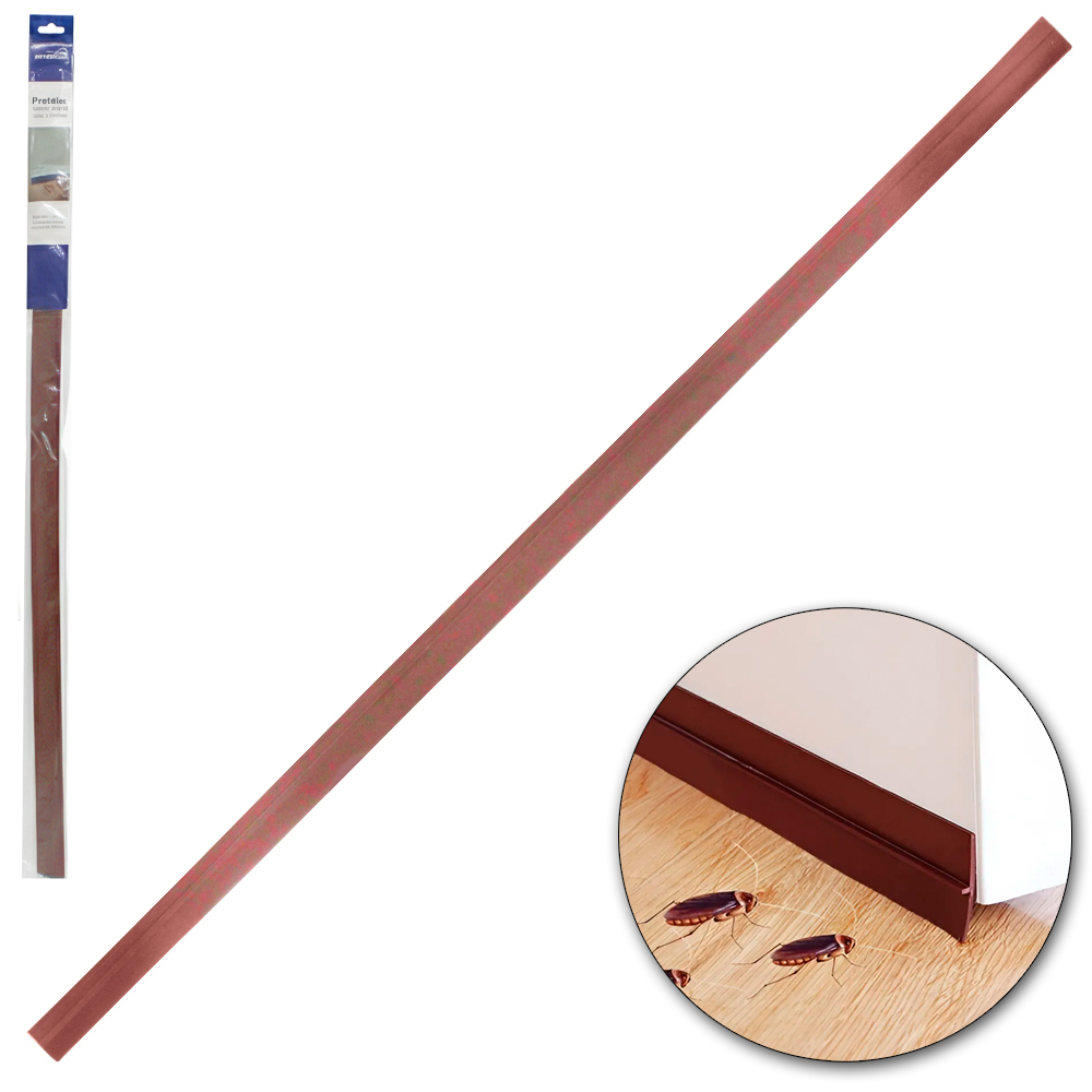 PROTETOR VEDA PORTA DE PVC AUTOADESIVO LISO 100CM INTER HOUSE