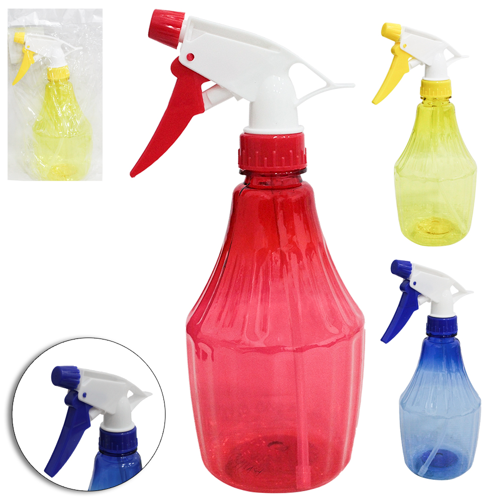 PULVERIZADOR / BORRIFADOR DE PLASTICO PET TRANSCOLOR 550ML