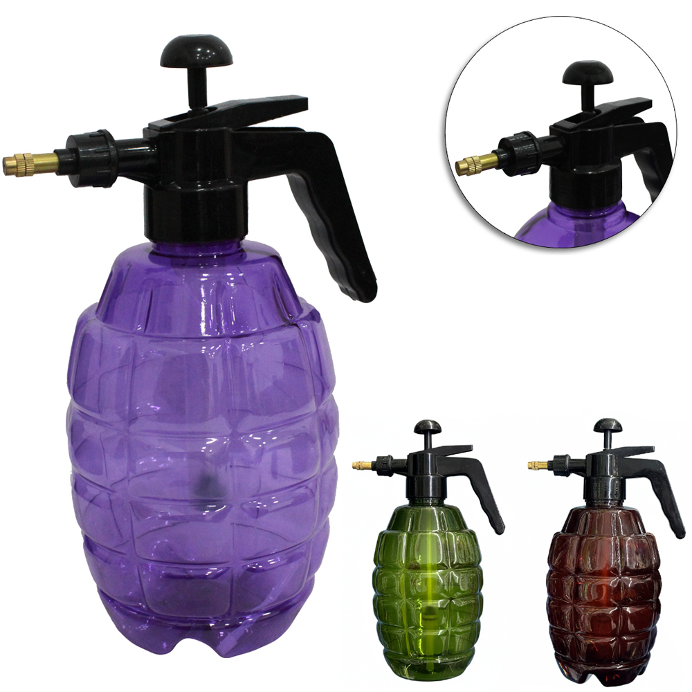 PULVERIZADOR DE PRESSAO / BORRIFADOR DE PLASTICO PET GRANADA TRANSCOLOR 2L