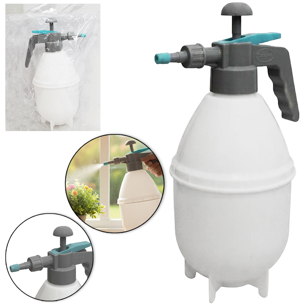PULVERIZADOR DE PRESSAO / BORRIFADOR DE PLASTICO BRANCO 1,5L
