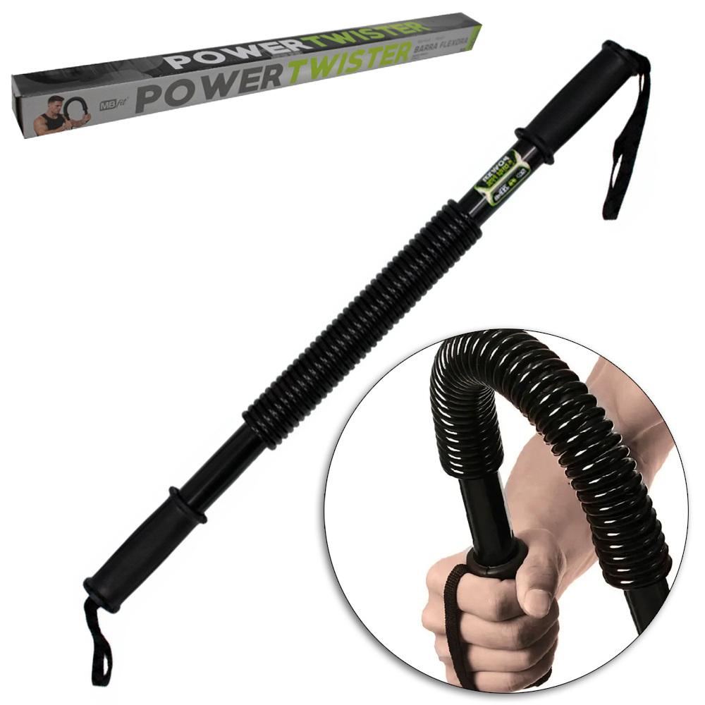 BARRA FLEXORA PARA EXERCICIO POWER TWISTER 30KG 57CM