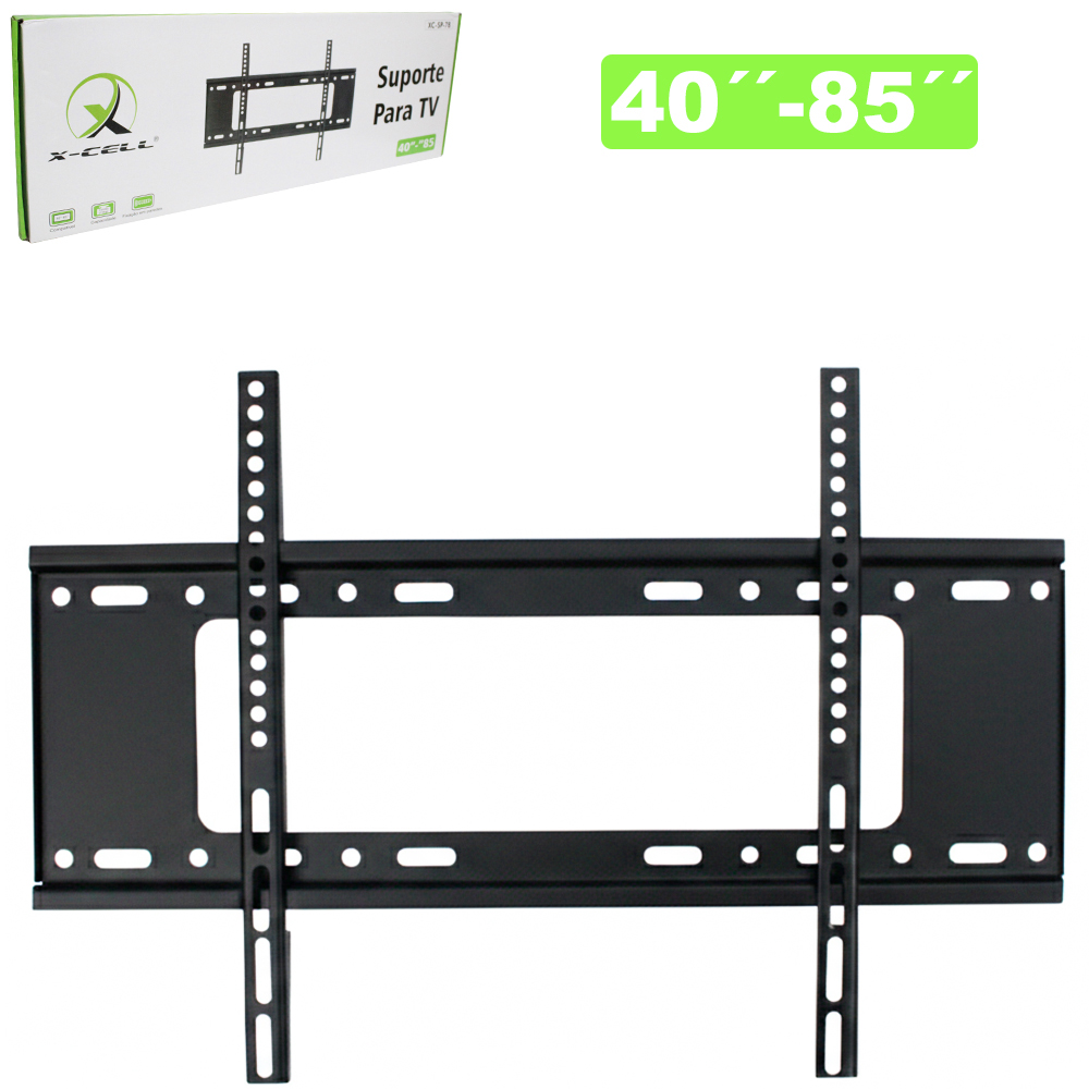 SUPORTE PARA TV DE 40'' A 85'' FIXO UNIVERSAL X-CELL
