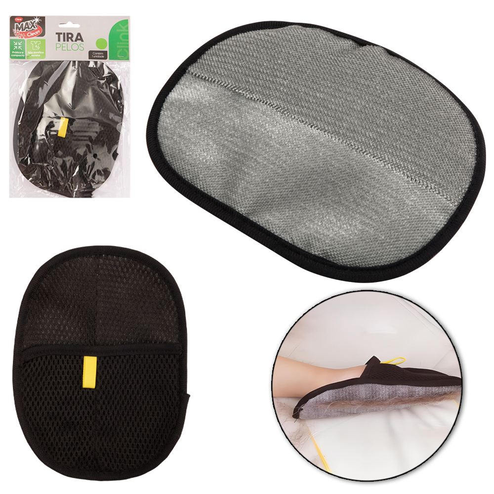 LUVA PAPA BOLINHA / TIRA PELO DE ALGODAO / POLIESTER MAX CLEAN 20X15CM