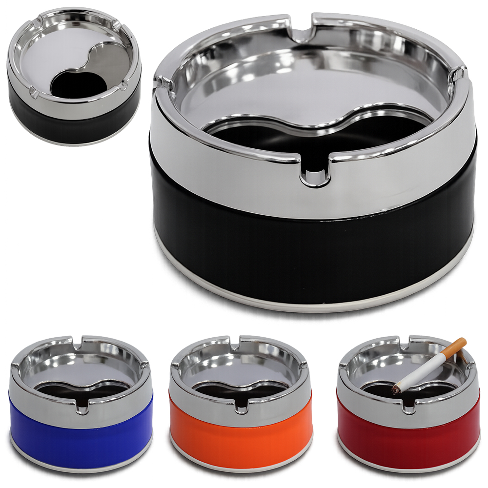 CINZEIRO DE PLASTICO / METAL REDONDO 9CM DE Ø