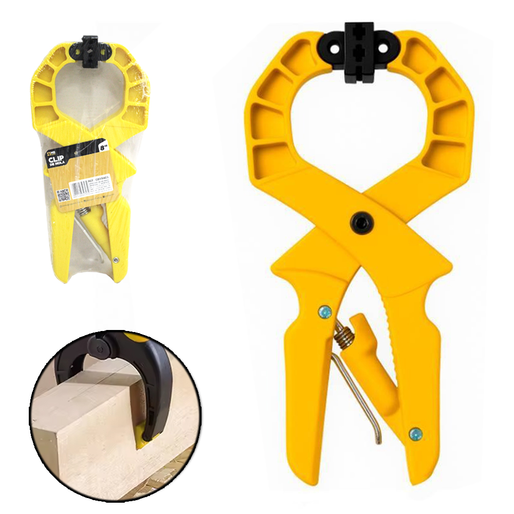 CLIP DE MOLA GRAMPO MULTIUSO DE PLASTICO 8'' MB TOOLS