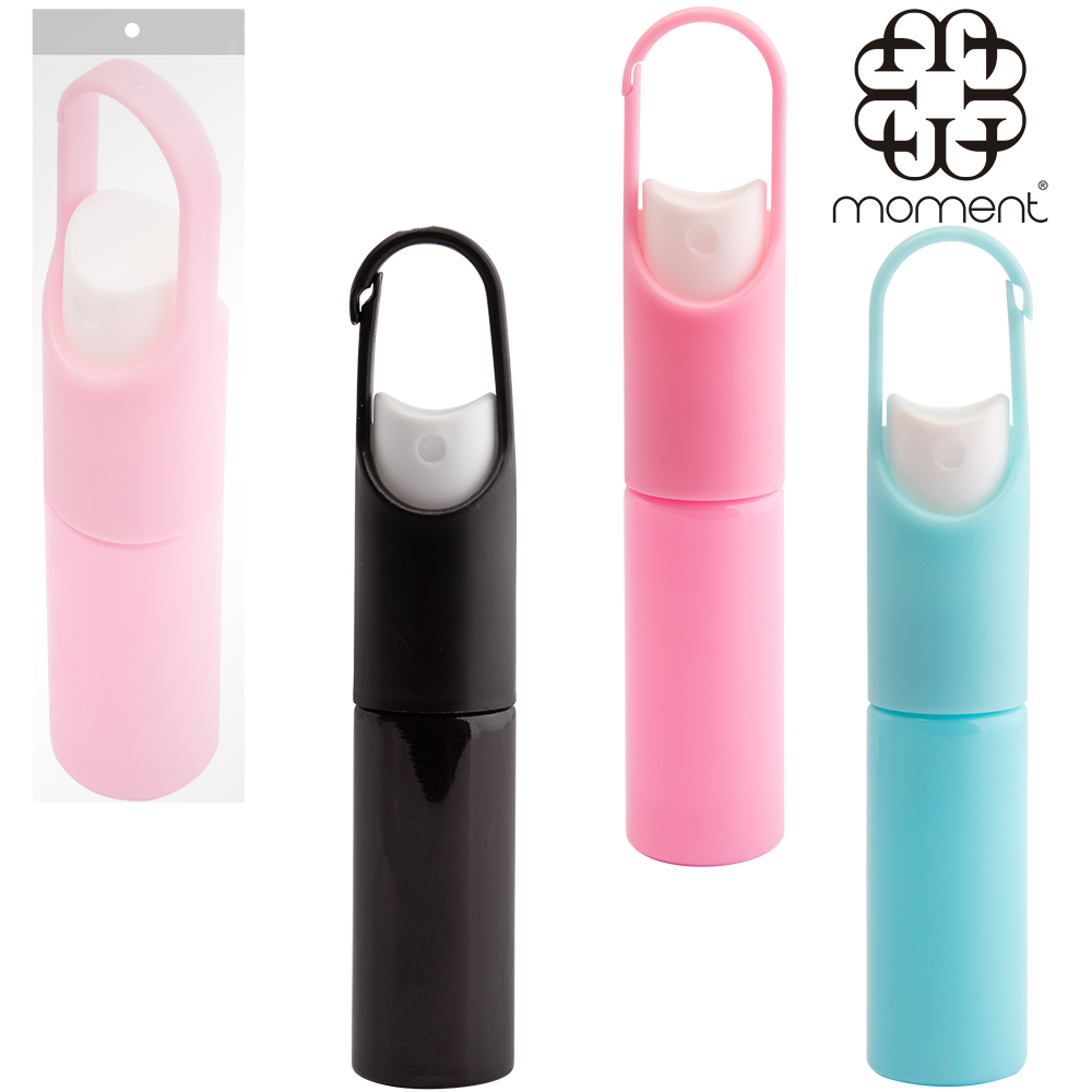 FRASCO SPRAY DE PLASTICO PARA PERFUME COM TAMPA MOSQUETAO 30ML 12,7X2CM