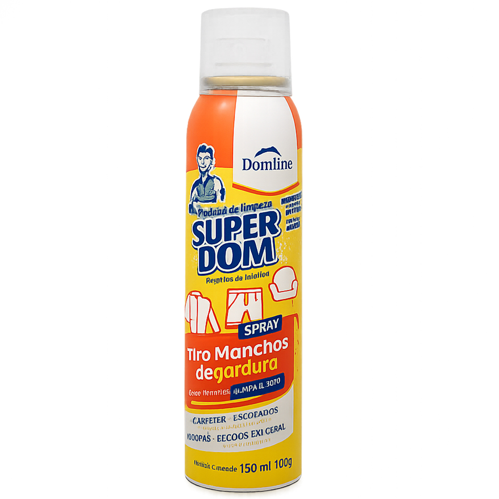 TIRA MANCHAS DE GORDURA SPRAY SUPER DOM 150ML / 100G