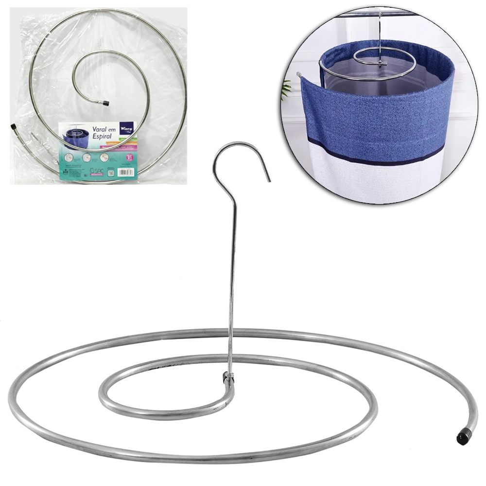 VARAL CABIDE ESPIRAL DE INOX 15X45CM DE Ø 