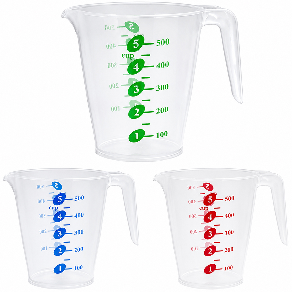 COPO JARRA DE MEDIDA / DOSADOR GRADUADO DE PLASTICO 500ML 